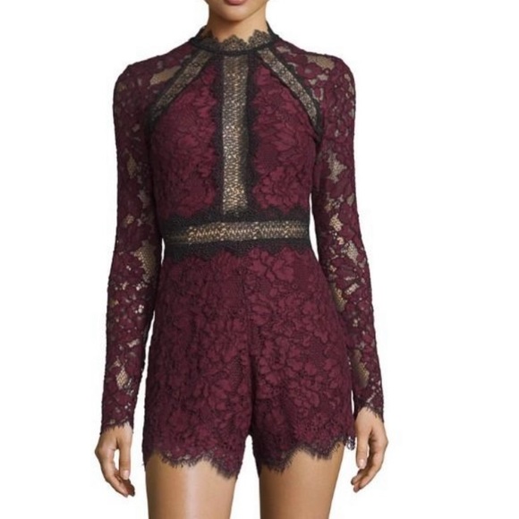 Alexis Eva Long Sleeve Lace Romper - Picture 4 of 9